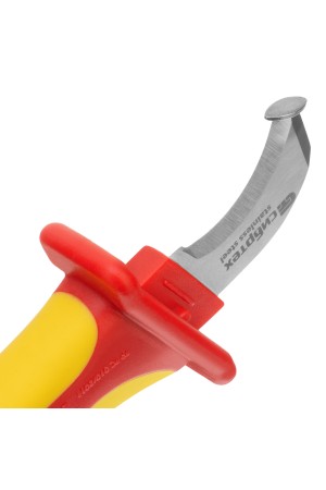 Нож диэлектрический до 1000 В, для снятия оплетки электрокабелей Сибртех