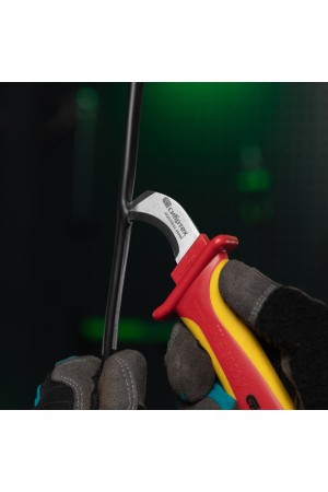 Нож диэлектрический до 1000 В, для снятия оплетки электрокабелей Сибртех