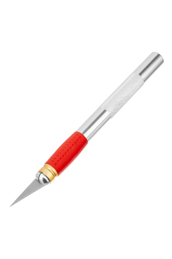 Нож для дизайнерских работ, двухкомпонентная рукоятка, 5 запасных лезвий Matrix