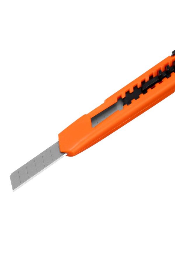 Нож, 9 мм, выдвижное лезвие, пластиковый усиленный корпус Sparta