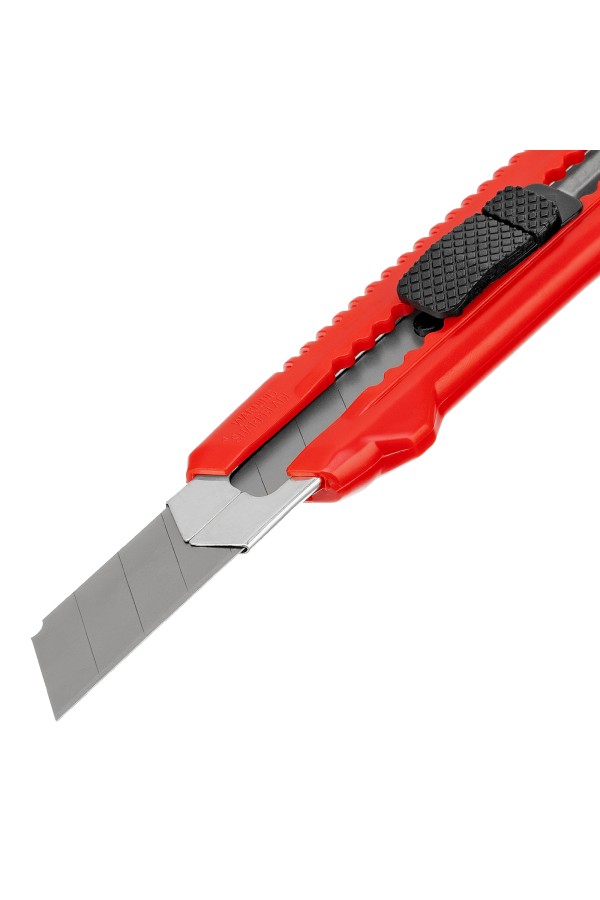 Нож, 18 мм, выдвижное лезвие, металлическая направляющая Matrix