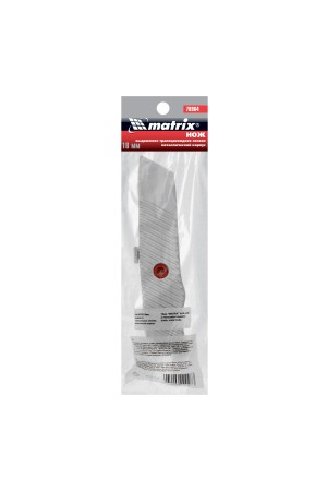 Нож, 19 мм, выдвижное трапециевидное лезвие, металлический корпус Matrix