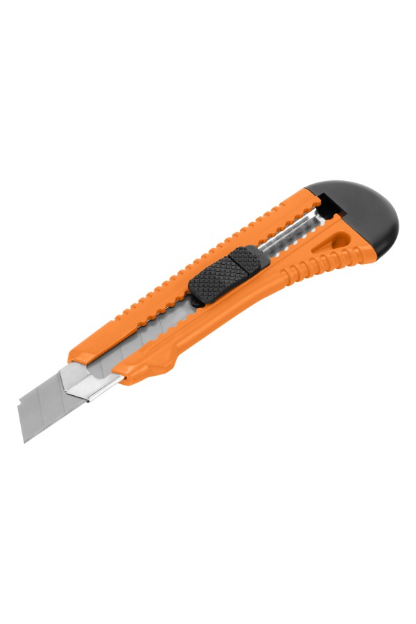 Нож, 18 мм, выдвижное лезвие, металлическая направляющая Sparta