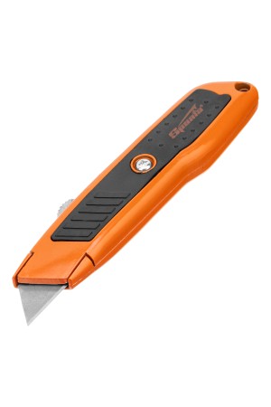 Нож, 19 мм, выдвижное трапециевидное лезвие, двухкомпонентный корпус Sparta