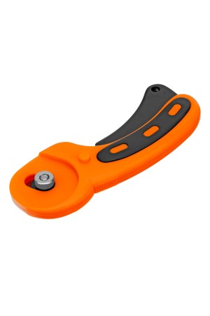 Нож, 45 мм, вращающееся лезвие ролик, пластмассовая ручка пистолетного типа Sparta