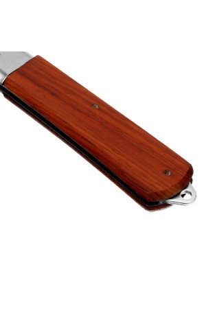 Нож складной, 200 мм, прямое лезвие, деревянная ручка Sparta