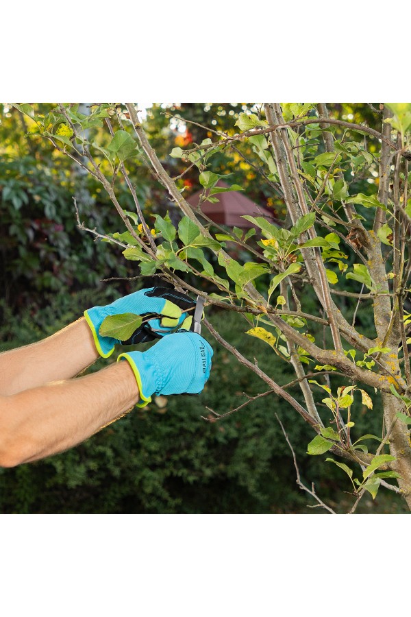 Нож садовый складной, прямое лезвие, 173 мм, деревянная рукоятка, Palisad