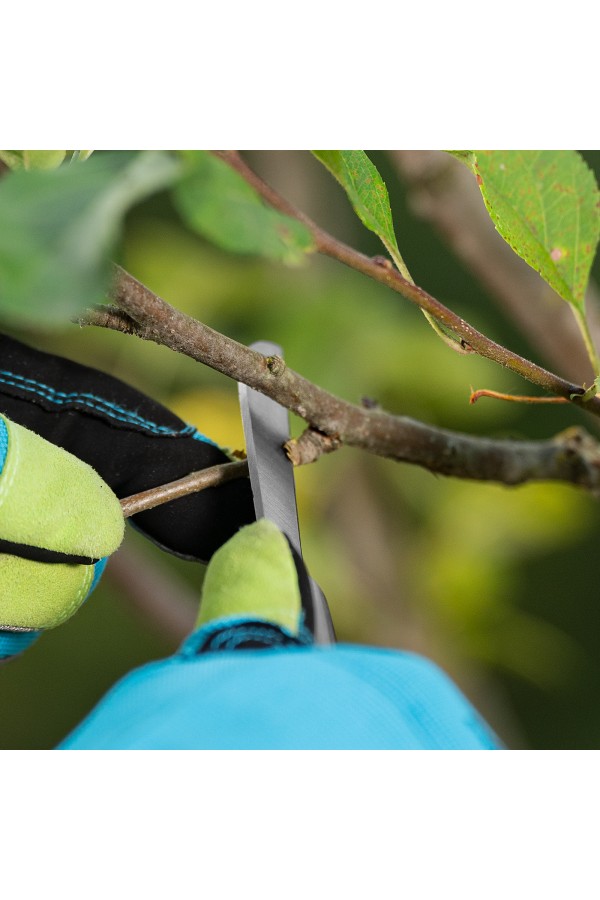 Нож садовый складной, прямое лезвие, 173 мм, деревянная рукоятка, Palisad