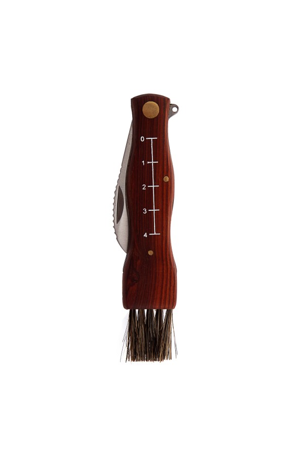 Нож грибника складной, 145 мм, деревянная рукоятка, Palisad