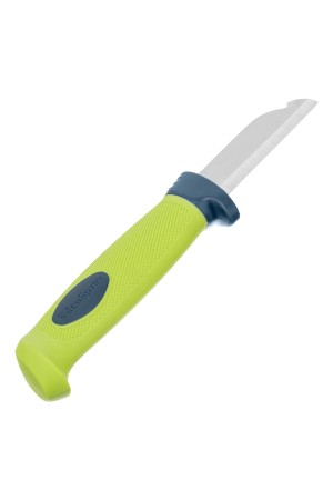 Нож монтажника с чехлом, обрезиненная рукоятка, 190 мм, лезвие 67 мм Сибртех