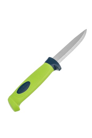 Нож универсальный с чехлом, обрезиненная рукоятка, 220 мм, лезвие 100 мм Сибртех