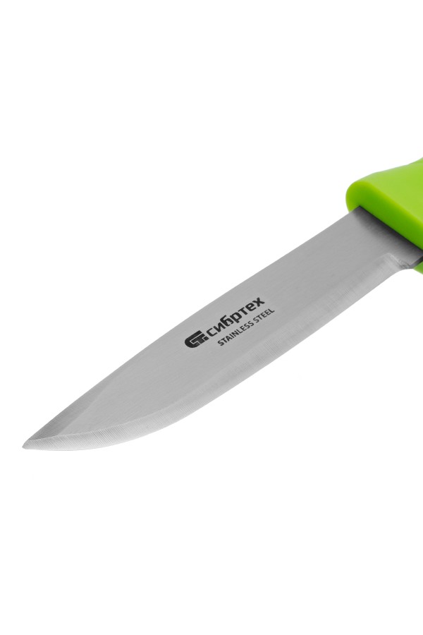 Нож-поплавок хозяйственный с чехлом, пластиковая рукоятка, 230 мм Сибртех