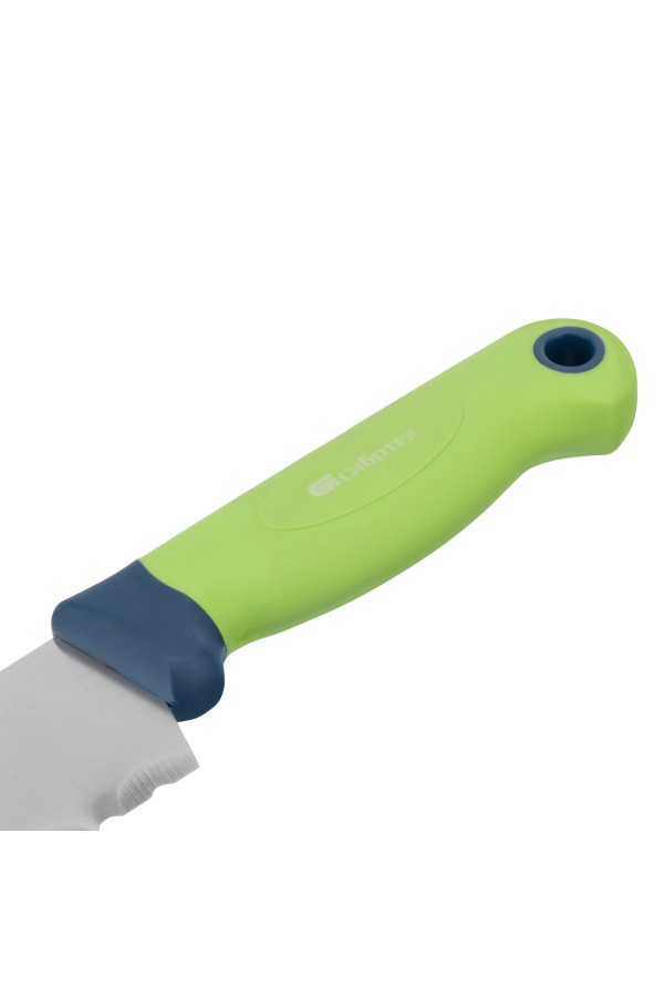 Нож для резки теплоизоляционных панелей, обрезиненная рукоятка, 475 мм, лезвие 340 мм Сибртех