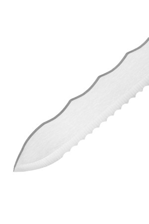 Нож для резки теплоизоляционных панелей, 2-стороннее лезвие, обрезиненная рукоятка, 420 мм, лезвие 280 мм Сибртех