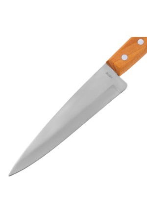 Нож поварской 240 мм, лезвие 130 мм, деревянная рукоятка// Hausman