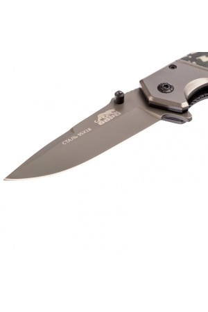 Нож туристический, складной, 203/90 мм, система Liner-Lock, с накладкой G10 на рукоятке Барс