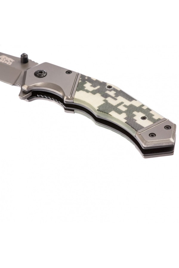 Нож туристический, складной, 203/90 мм, система Liner-Lock, с накладкой G10 на рукоятке Барс