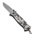Нож складной, многоцелевой, системы Liner-Lock, с накладкой G10 на прямой рук-ке+стеклобой Denzel