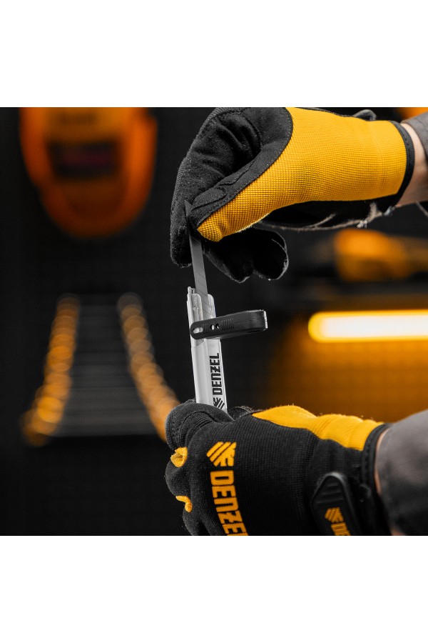 Лезвия, 9 мм, сталь SK5 - 0,4 мм, 10 штук Denzel