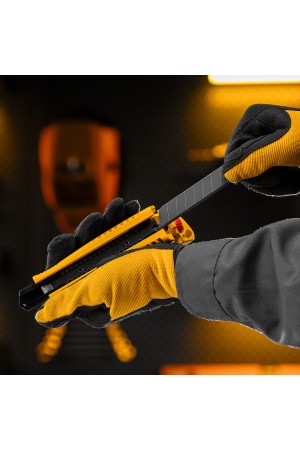 Лезвия, 18 мм, сталь SK5 - 0,6 мм, усиленные, 5 штук// Denzel