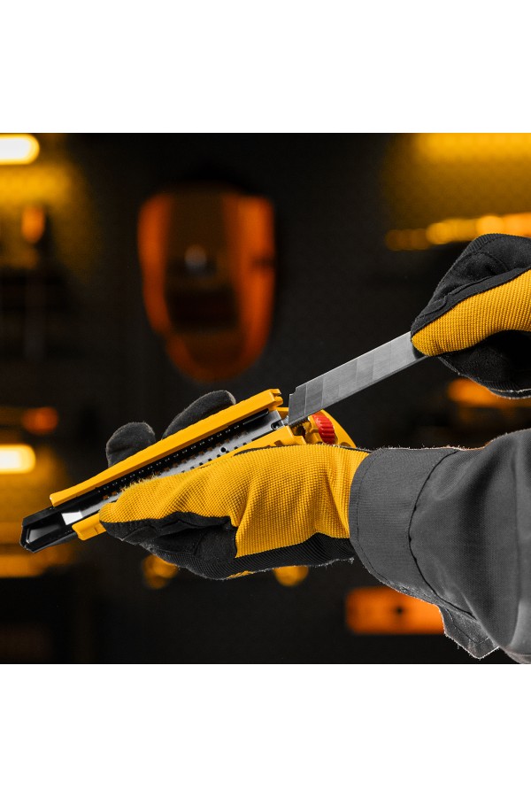 Лезвия, 18 мм, нерж. сталь 440, 0,5 мм, 5 штук Denzel