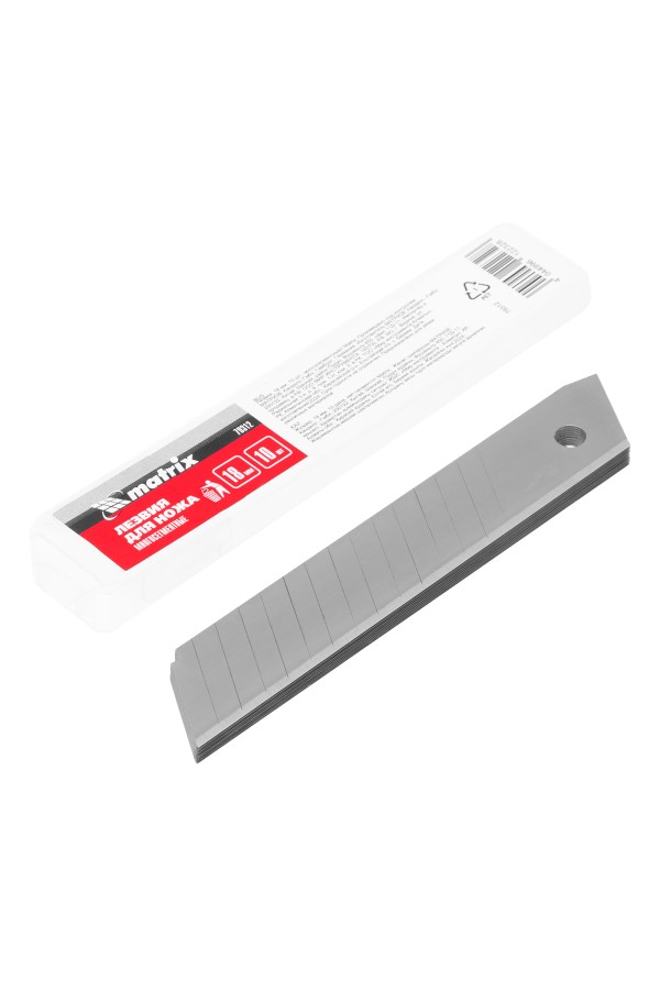 Лезвия, 18 мм, 10 шт, многосегментные Matrix