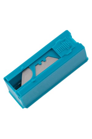 Лезвия, 19 мм, трапециевидные, пластиковый пенал, 12 шт Gross