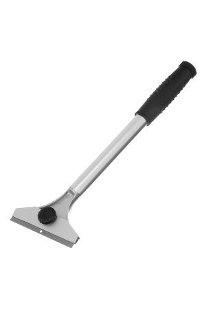 Скребок, 100 мм, фиксированное лезвие, удлиненная металлическая обрезиненная ручка Matrix