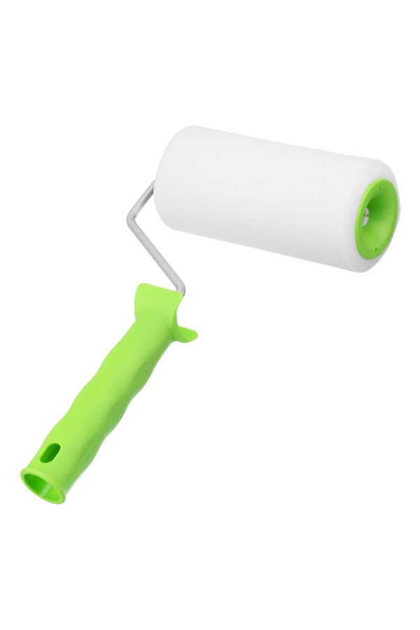 Валик "Поролон" с ручкой, 150 мм, D 48 мм, D ручки 6 мм Сибртех