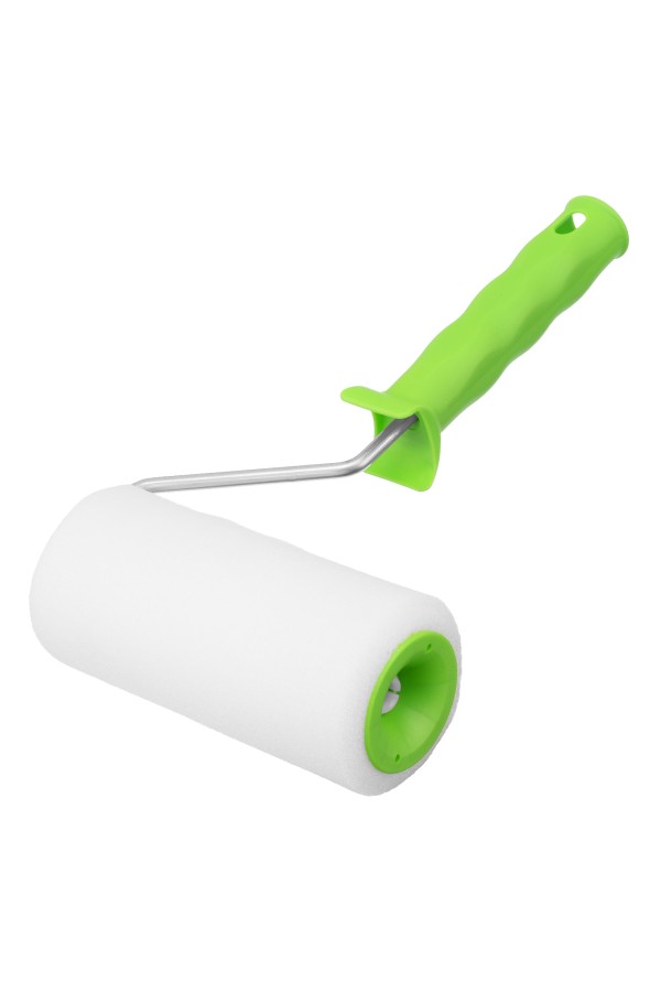 Валик "Поролон" с ручкой, 150 мм, D 48 мм, D ручки 6 мм Сибртех