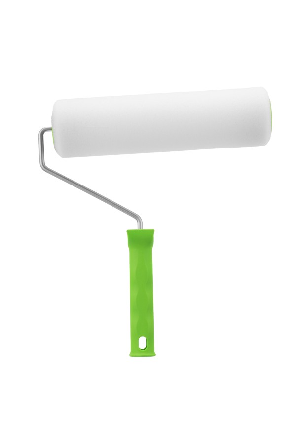 Валик "Поролон" с ручкой, 250 мм, D 48 мм, D ручки 6 мм Сибртех