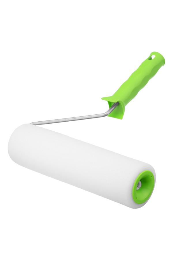 Валик "Поролон" с ручкой, 250 мм, D 48 мм, D ручки 6 мм Сибртех