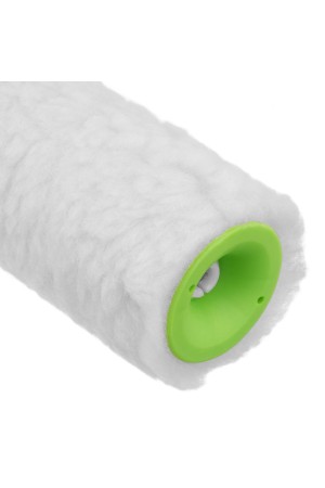 Валик с натуральным мехом, с ручкой, 250 мм, ворс 12 мм, D 48 мм, D ручки 6 мм, Россия Сибртех