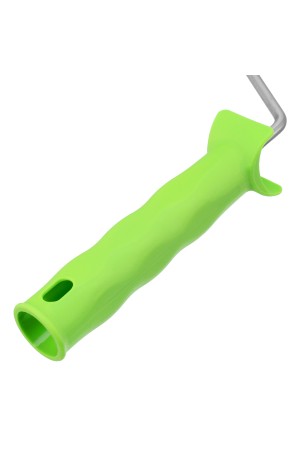 Валик с натуральным мехом, с ручкой, 250 мм, ворс 12 мм, D 48 мм, D ручки 6 мм, Россия Сибртех