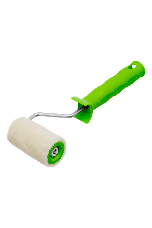 Валик "Велюр" с ручкой,  75 мм, ворс 5 мм, D 36 мм, D ручки 6 мм Сибртех
