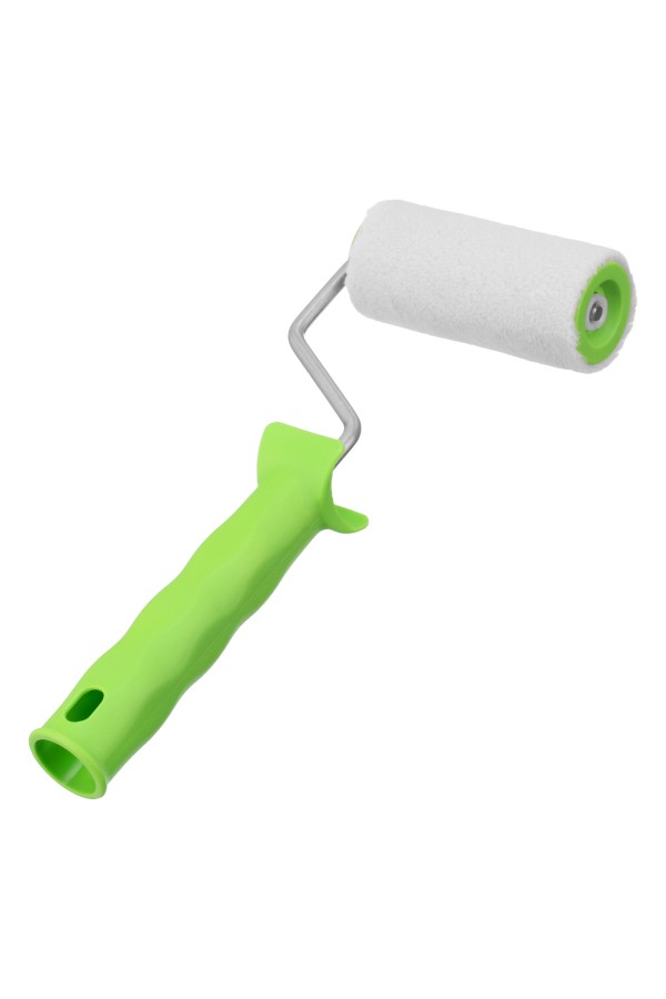 Валик "Велюр" с ручкой, 100 мм, ворс 5 мм, D 36 мм, D ручки 6 мм Сибртех