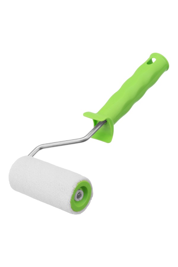 Валик "Велюр" с ручкой, 100 мм, ворс 5 мм, D 36 мм, D ручки 6 мм Сибртех