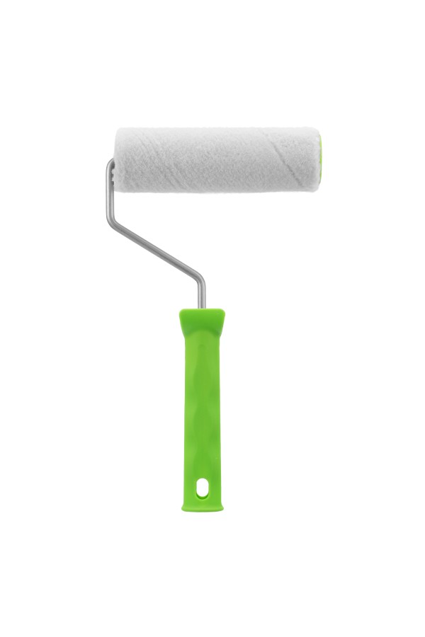 Валик "Велюр" с ручкой, 150 мм, ворс 5 мм, D 36 мм, D ручки 6 мм Сибртех