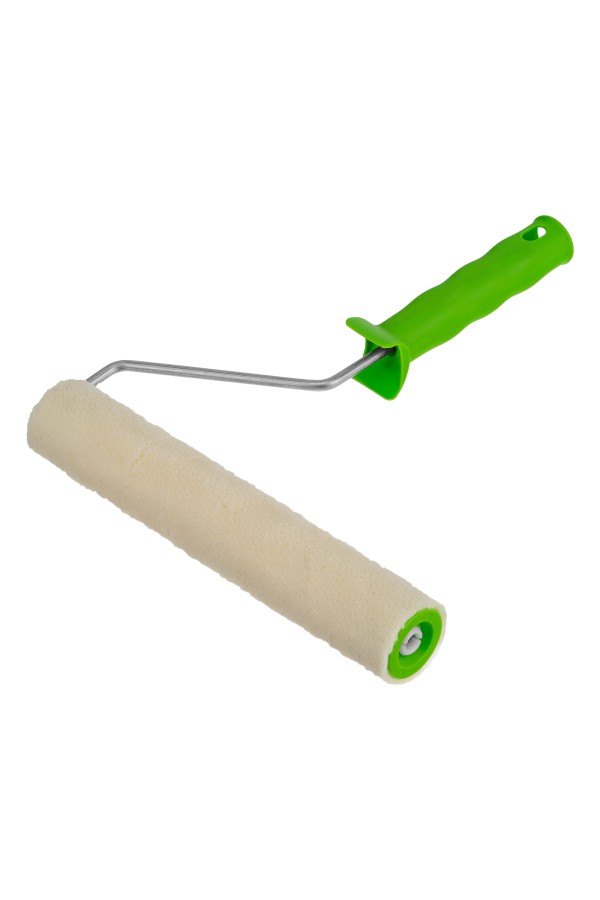 Валик "Велюр" с ручкой, 240 мм, ворс 5 мм, D 36 мм, D ручки 6 мм Сибртех