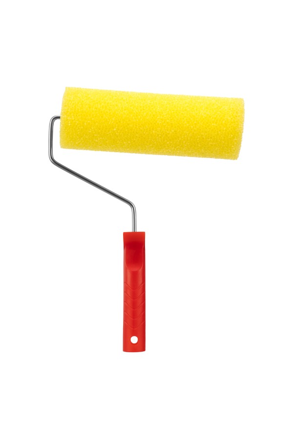 Валик "Структурный" поролоновый с ручкой, "гладкий", 230 мм, D 80 мм, D ручки 6 мм MTX