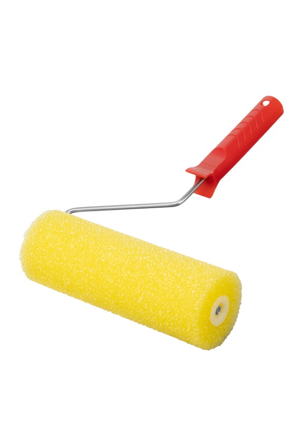 Валик "Структурный" поролоновый с ручкой, "гладкий", 230 мм, D 80 мм, D ручки 6 мм MTX