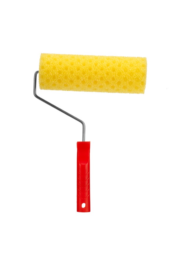 Валик "Структурный" поролоновый с ручкой, "горошек", 230 мм, D 80 мм, D ручки 6 мм MTX