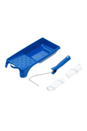 Малярный набор для работ с водными красками: кювета 150 мм х 290 мм и мини-валик 110 мм Сибртех