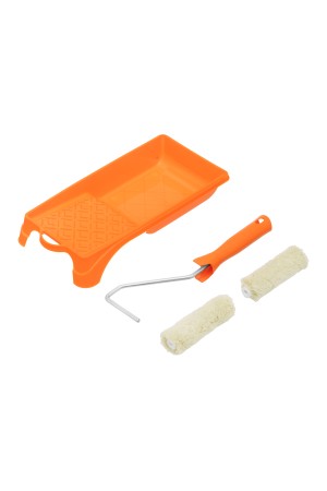 Малярный набор для фасадных работ: кювета 150 мм х 290 мм и мини-валик 110 мм Сибртех