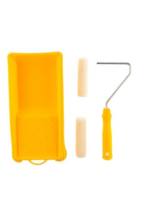 Малярный набор для работ с лаками: кювета 150 мм х 290 мм и мини-валик 110 мм Сибртех