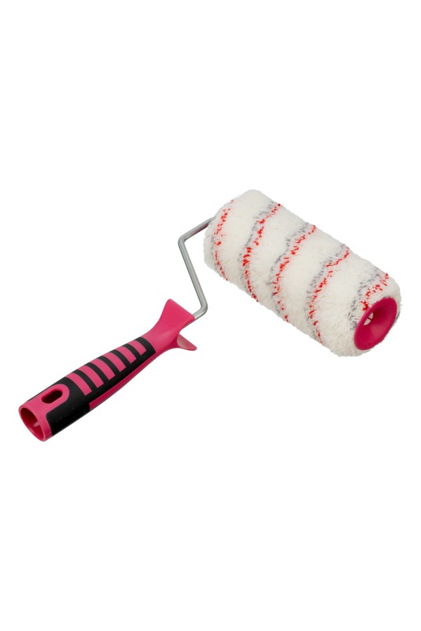 Валик "Нейлон Люкс" с двухкомпонентной ручкой, 180 мм, ворс 18 мм, D 48 мм, D ручки 6 мм, полиамид Matrix