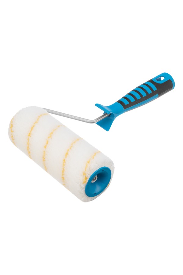 Валик для внутренних работ синтетический, с двухком.ручкой, 180 мм, ворс 12 мм, D 48 мм, D ручки 6 мм, полиакрил Matrix