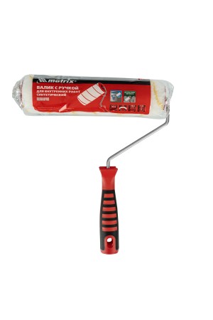 Валик для внутренних работ синтетический, с двухком.ручкой, 250 мм, ворс 12 мм, D 48 мм, D ручки 6 мм, полиакрил Matrix