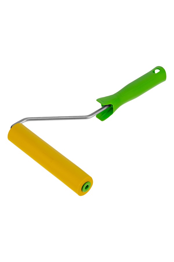 Валик прижимной резиновый с ручкой, 150 мм, D ручки 6 мм Сибртех