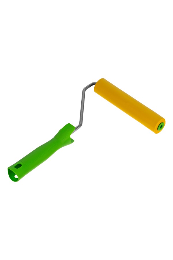 Валик прижимной резиновый с ручкой, 150 мм, D ручки 6 мм Сибртех